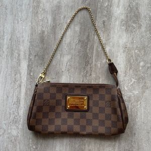 Louis Vuitton Damien Ebene Eva Clutch